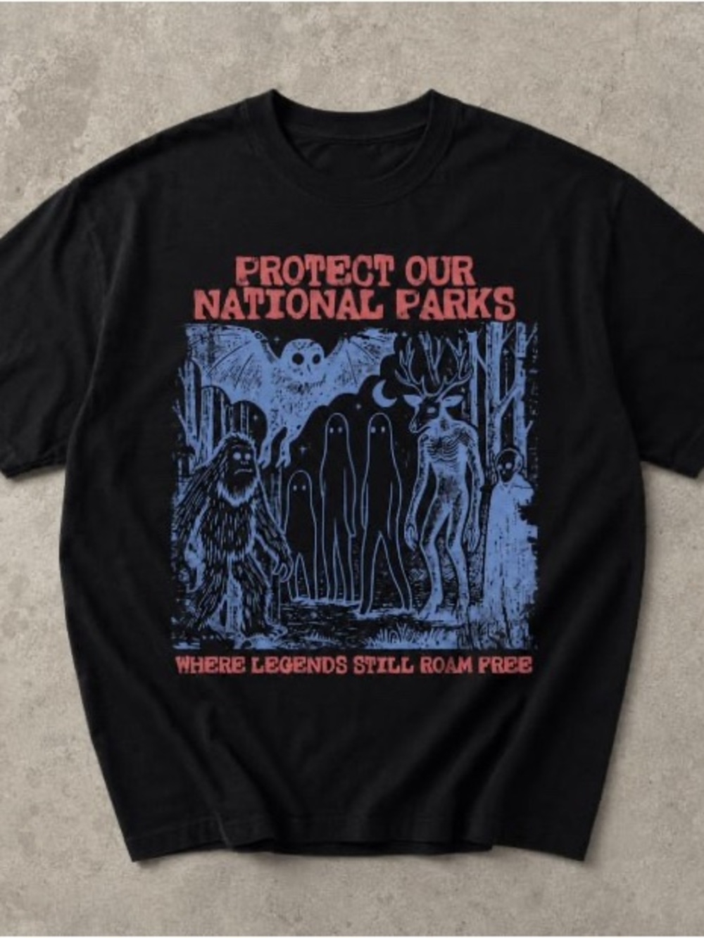 Protect Our National Parks Graphic Tee - Black